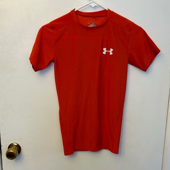 Under Armour Men’s T-shirt Orangish-red Size Small - Picture 1 of 6
